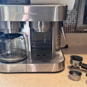 Espressione Stainless Dual Coffee & Espeesso Maker